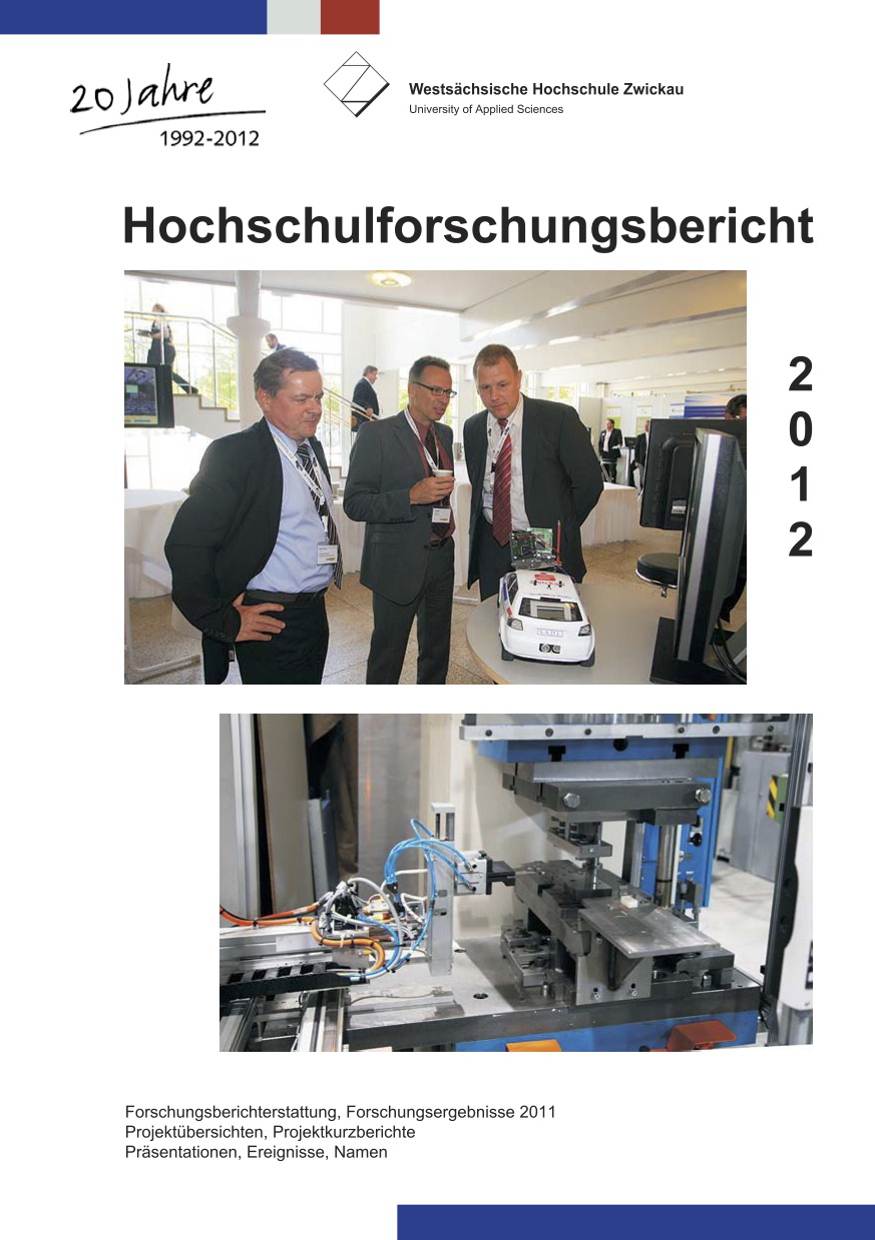 Cover vom Forschungsbericht 2012